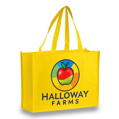 Non-Woven Shopping Gusset Tote Bag-16" X 12" X 6"