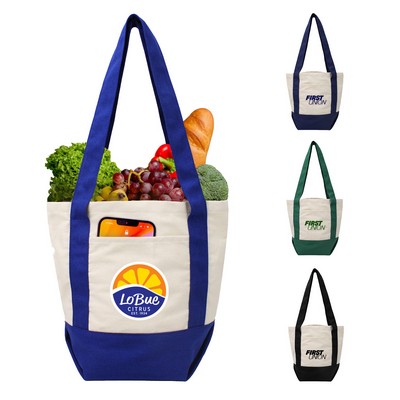 Mini Cotton Canvas Boat Tote